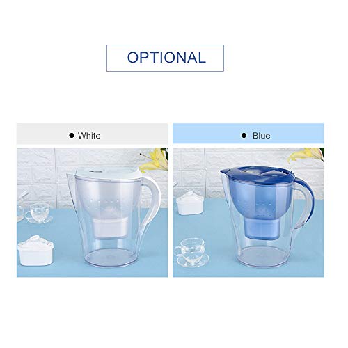 DECDEAL 3.5L Jarro de Filtro de Água Transparente Jarro de Filtro de Água para Uso Doméstico Chaleir