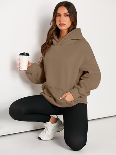 Image of EFAN Women's Hoodies Oversized Sweatshirt Comfort Fleece Sweaters | Cozy Trendy Pullover Hoodies, Sweatshirts with Pockets For Fall & Winter