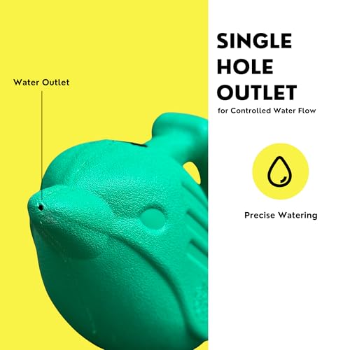 Image of YUVCON Watering Can, Made of Durable Plastic, Light-Weight, Clean & Even Water Flow, Useful for Both Indoor & Outdoor, Watering Can for Garden and Plants (2 Liter)