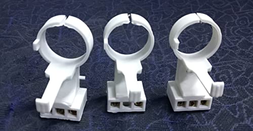 Image of Ceiling Fan Capacitor Clamp White (3Pcs)