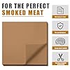 Harloon 200 Sheets Butcher Paper 18 x 18 Inch Butchers Paper for Sublimation Disposable Precut Food Wrapping Sheets Square Meat Sandwich Sheet Arts Crafts Project Supplies for Heat Press (Brown) #2
