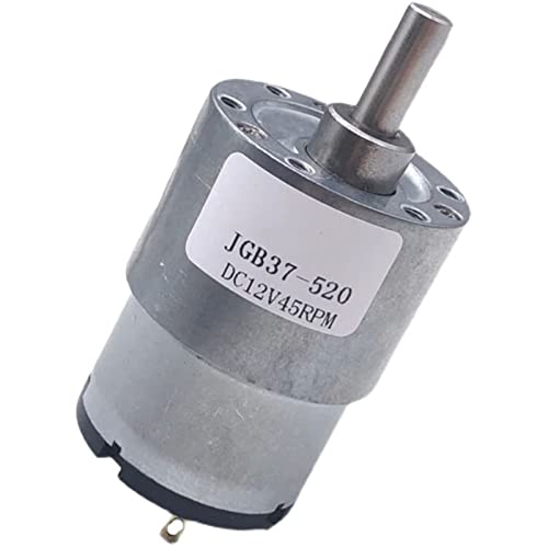 GTPBAO Motor Reductor Motor JGB37-520 con Engranajes de Metal, máquina de Secado de dispensador de Agua eléctrica de cartelera, Motor eléctrico de CC Variable rotativo (Color : 6v Motor, Size : 7RPM)
