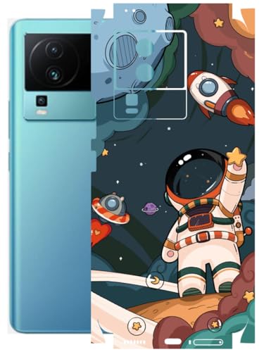 Image of AtOdds - Full Body Back Screen Guard Protector Film - Lamination Wrap Skin Sticker Compatible with IQOO NEO 7 PRO (5G) | Scratchproof Matte Finish (Space)