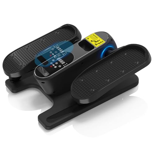 Image of Under Desk Elliptical Machine, Electric Seated Pedal Exerciser,Elliptical Leg Exercisers for Seniors,Mini Ellipse Leg Exerciser with Remoter,12 Adjustable speeds Pedal Exerciser