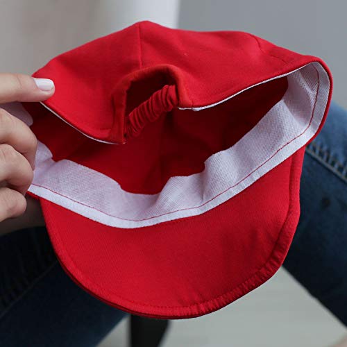 Boné Infantil Malha com Aba Flexível Vermelho
