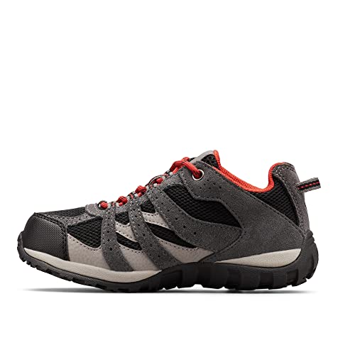Columbia Youth Unisex Redmond Waterproof, Black/Flame, 6 #TOP6