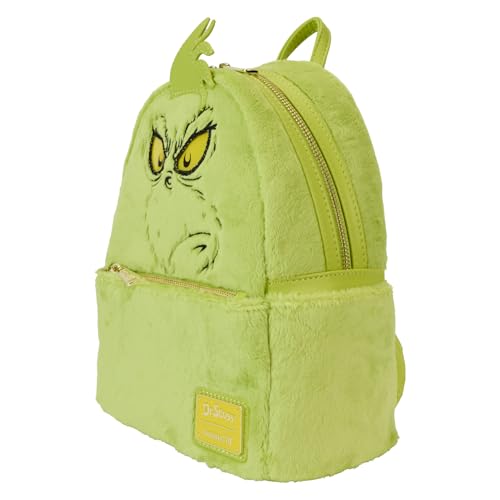 Loungefly Dr Seuss Plush Grinch Light Up Cosplay Mini Backpack
