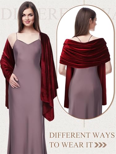 Women Velvet Scarfs Shawls, velvet shawls and wraps for evening dresseswomens shawls and wraps dressy3