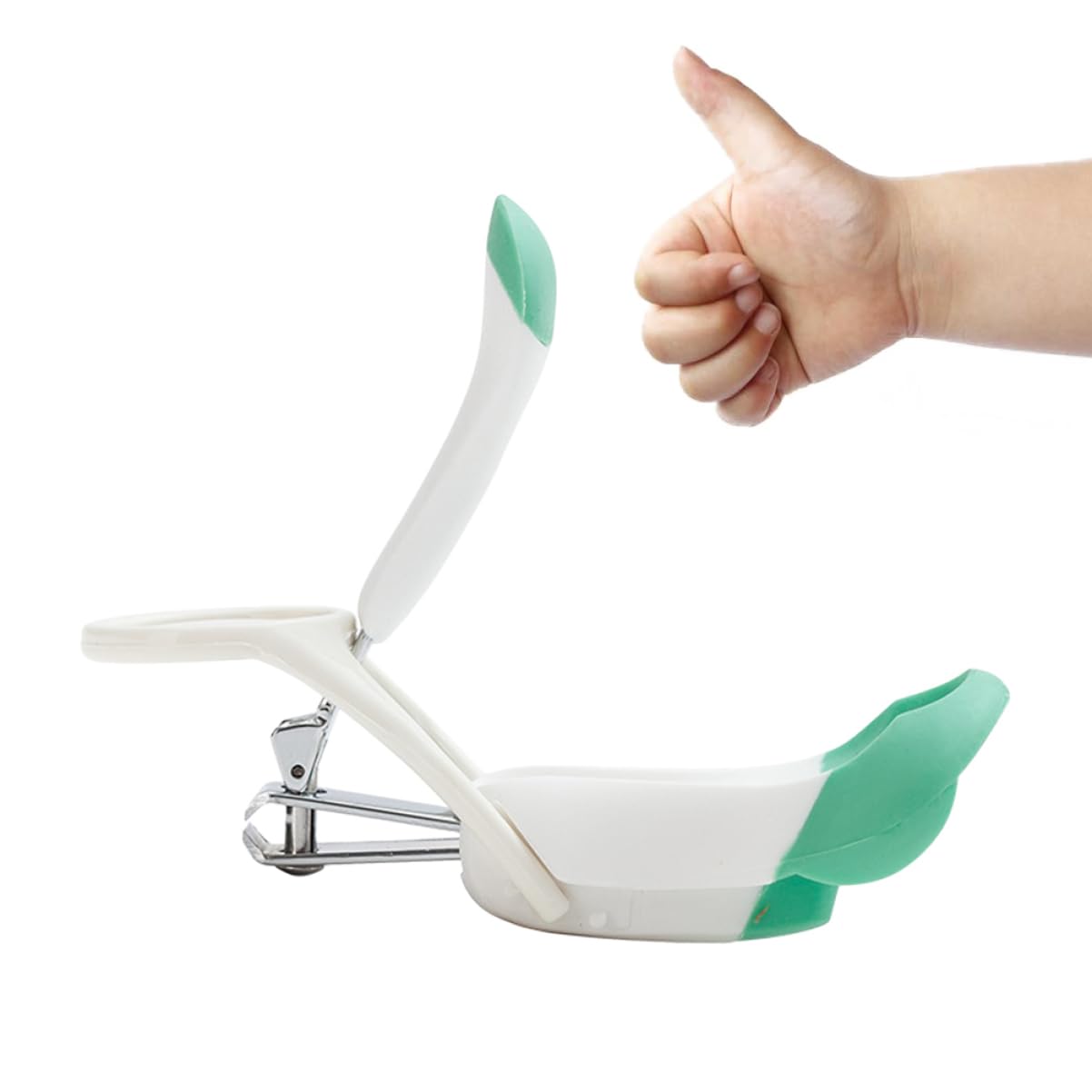 YARNOW Nail Clippers with Magnifying Glass Safe Nail Care Trimmer Ergonomic Grip for Newborns Durable Random Color