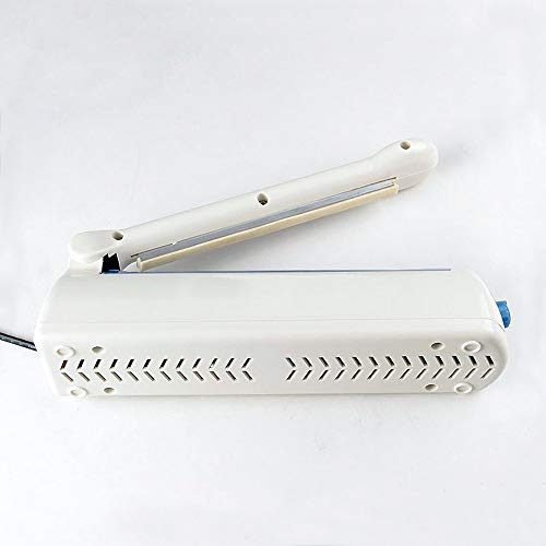 LabZhang 8inch Impulse Bag Sealer,Impulse Heat Sealer,Manual Poly Bag Heat Sealer Heat Seal Closer with 2 Replacement Kit,White - Thumbnail 3