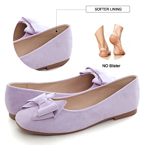 Image of Dear Time Women's Flats Shoes Bowknot Dressy Ballets Loafers Wedding Business Casual Walking Shoes
