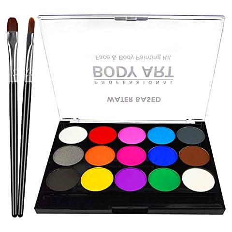Xpaisson XBS-fp Children's Makeup Paint Ultimate Party Set Non-Toxic 15 Colours Cover