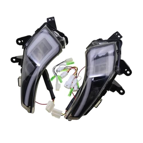 Clignotants moto pour T-MAX 530 optiques finition premium fumée
