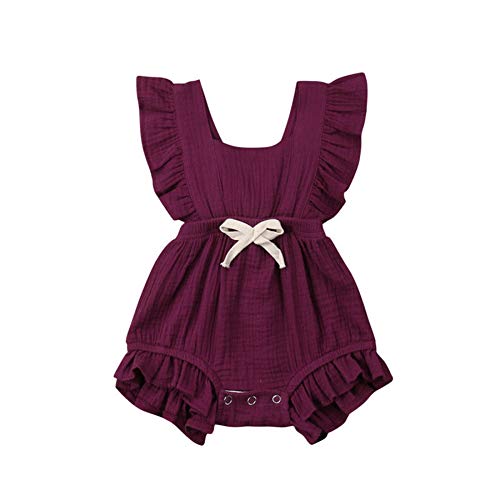 Carolilly Tutina Neonata Pagliaccetto Neonato Estivo Senza Manica Body  Bimba Stampa Floreale Elegante Bambina 0-24 Tutine e body berjaya.edu.my