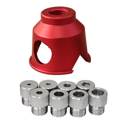 Localizador de taladro de sujeción recta - Localizador de taladros para carpintería | Localizador de taladros de acero inoxidable | Guía de brocas de 90 grados para colocar agujeros rectos | Ayuda de