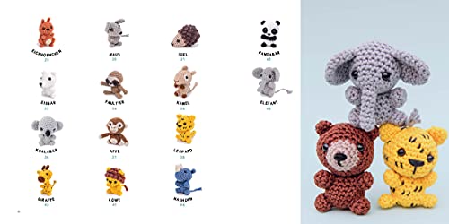 Mini-Amigurumis: 26 niedliche Tierchen häkeln
