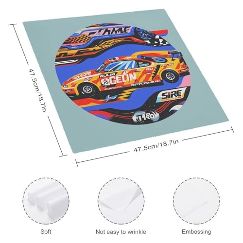 Servilletas de Tela Deportivas Speed Racing 2 PCS miniatura 2
