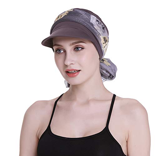 Focuscare Bamboo Cotton Baseball Caps For Women With Chemo Hair Loss Grey #TOP3