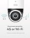 eufy Security 4G LTE Cam S330, 4K Cellular Solar Security Cameras Wireless Outdoor, Pan and Tilt, 4G and Wi-Fi Duo-Mode, AI Tracking, with SIM Card and 32GB SD Card, No WiFi, No Problem