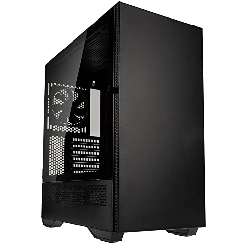 Boîtier Moyen Tour E-ATX Stronghold Prime noir avec grand panneau vitré