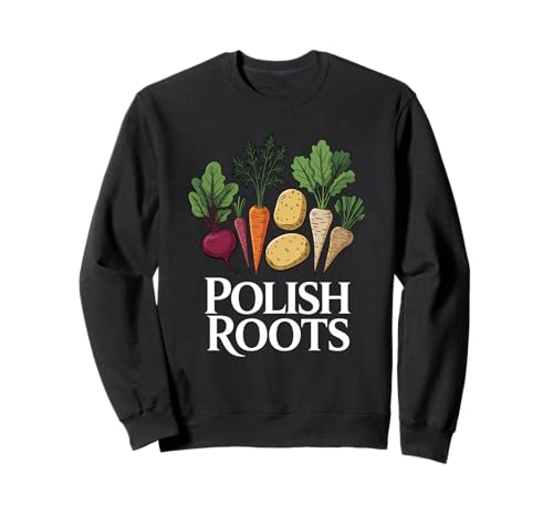 Raíces polacas Funny Veggie Polish Heritage Poland Polska Sudadera