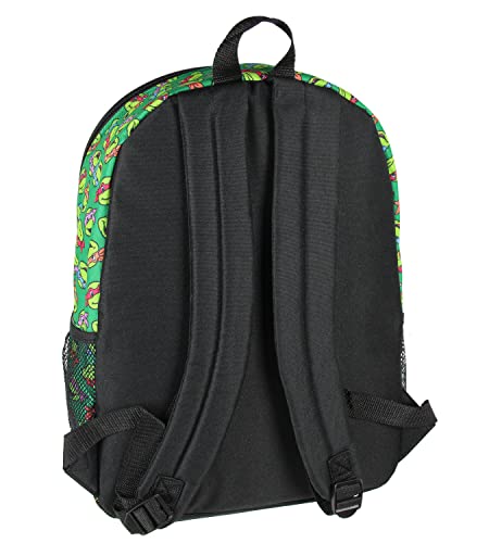 Intimo Nickelodeon Teenage Mutant Ninja Turtles Team Leonardo Raphael Donatello Michelangelo 5 Pc Backpack Lunchbox Icepack Water Bottle #TOP3