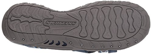 Skechers Women's Reggae-Soundproof-Thong Slide Multi-Strap Sandal, Navy, 11 M Us #TOP3