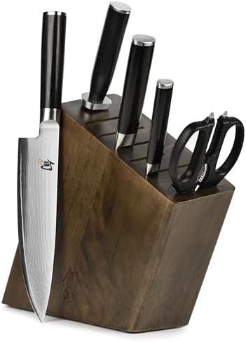 Shun Classic 6-piece Slim Knife Block Set