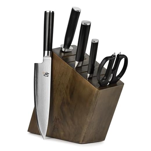Shun Classic 6-Piece Slim Knife Block Set