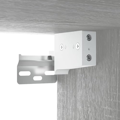 Set Di Mobili Mobile Buffet Tv Televisione Soggiorno Camera Da Letto Soggiorno 7 Pezzi Sonoma Pannelli In Mdf Grigio 02_0025218 - 6