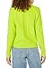 Amazon Essentials Women's Stitch Cable Sweater, Lime Green, Medium