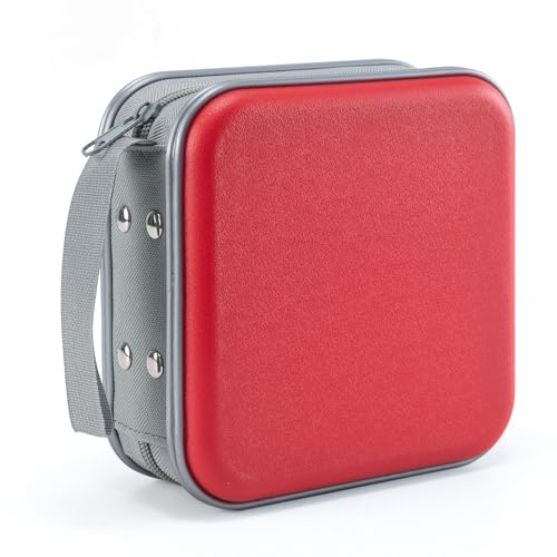 [Alta qualità] Questa porta cd è realizzata in plastica rigida PP con pellicola trasparente in PP. La struttura è resistente, le cerniere sono solide e la finitura è accurata. Il prodotto è impermeabile e resistente all’usura. La custodia cd può contenere fino a 48 dischi.