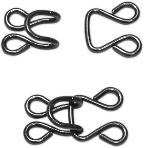 Miniatura 7 de Lakesstory Gancho y ojos para sujetador, ropa, pantalones, falda, 4 juegos en un paquete, cierres de costura, unisex, adulto, 4 unidades