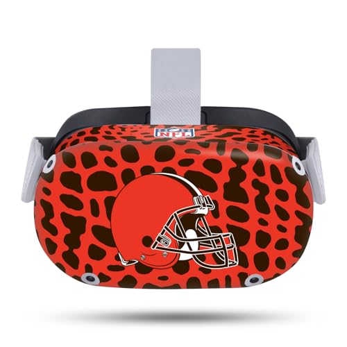 Skin Cleveland Browns Meta Quest 2 : sticker vinyle NFL officiel par Head Case Designs