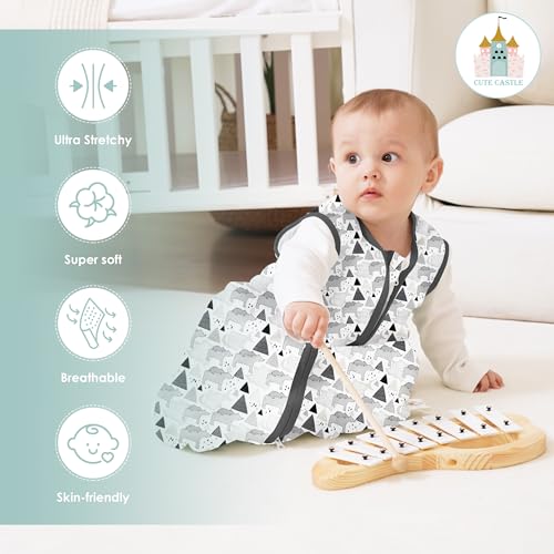 Save 68% on Cute Castle Baby Sleep Sack 3-Pack - Lightweight Cotton - Image 2