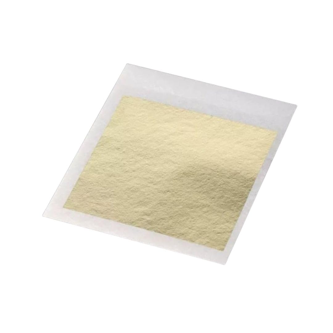 lot de 500 feuilles d'or 69mm X 69 mm 24 carats dans la base 100% veritable