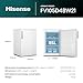 Hisense FV105D4BW21 56cm Under Counter Freezer - 82 litre capacity - Reversible Door - 3 Freezer Drawers - White - E Rated