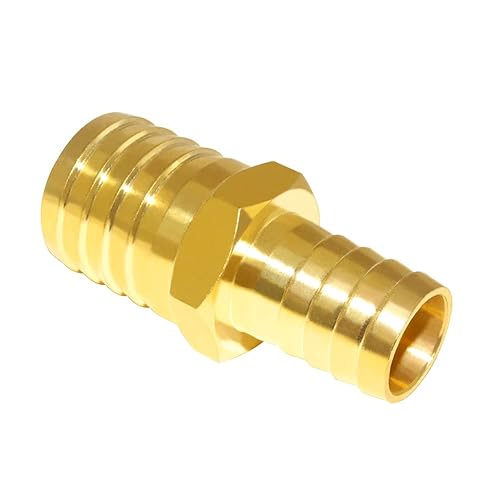 Miniatura 20 de Joywayus Reductor de Púas de Manguera de 5/32" a 1/4" Reduce el Diámetro Interno de la Manguera Empalme Reductor, Accesorio de Latón de Unión