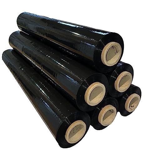 Bobina/Rolo Filme Stretch Preto 500mm x 25 Micras 3,0kg