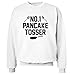 Flox Creative - Maglione da adulto, unisex, n. 1 Pancake Tosser bianco XXL 132 cm