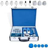 Portable Shockwave Therapy Machine for Body Muscle Massager Pain Relief Back Waist Leg and Golf Elbow Shock Wave Deep Tissue Pain Relief with 10 Massage Heads