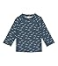 Produktbild LÄSSIG Baby Kinder Schwimmshirt Badeshirt Langarm UV-Schutz/Long Sleeve Rashguard, Waves blue, 6 Monate Größe 62/68