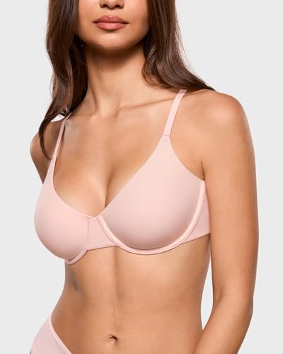 Image of INLYRIC Women's Unlined Balconette Bra Tshirt Underwire
