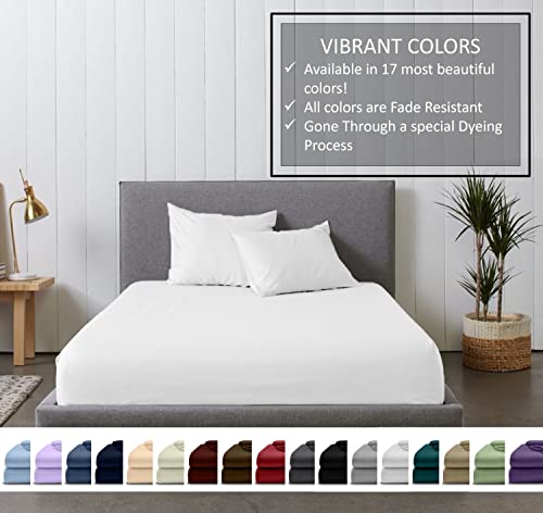 Image of Wyoming King - 84 inch x 84 inch Size Luxury 600 Thread-Count 100% Egyptian Long Staple Cotton Sheets Set Sheet Set Soft & Silky Sateen Weave 40 Inch Deep-Pockets - Wyoming King, Chocolate