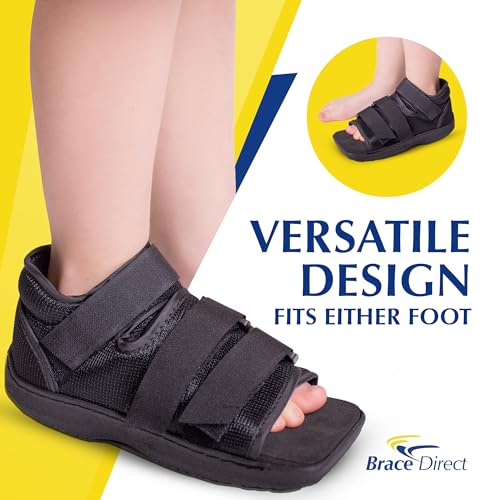 Pediatric Post-Op Shoe for Kids: Ideal for Recovery From Foot and Toe Fractures, Surgery, Sprains - Fits Children's Sizes 11-7, Left or Right Foot