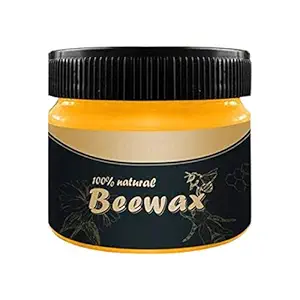 Brienstripe Wood Seasoning Beewax Natural Beewax Polish for Wood & Furniture,Metal & Leather,Complete Solution Furniture Care Cleaning,Protect and Enhance The Shine.