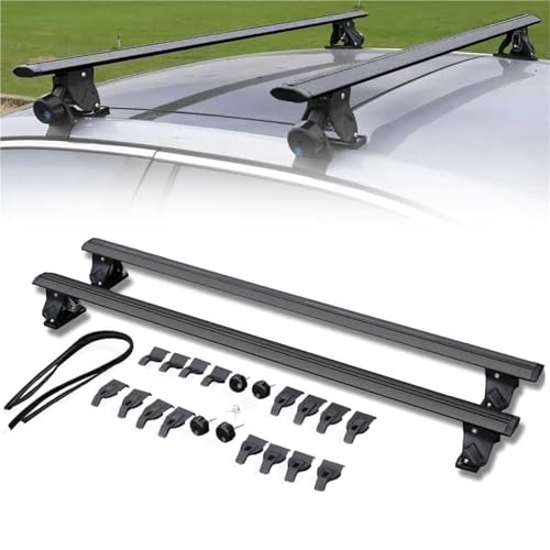 Barras de techo de aluminio con cerradura para coche sedan Fusion y Fiesta