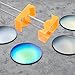 WRITWAA 4PCS Plastic Lens Tinting Holder - Glasses Eyeglass Accessories Lightweight and Convenient Clip for Lens Coloring for All Occasions