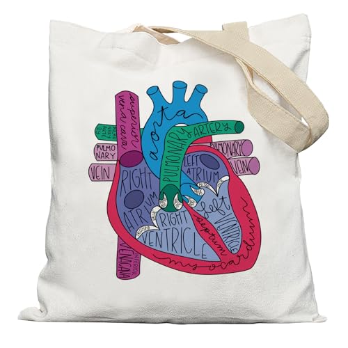 YeiHe Anatomical Heart Tote Bag