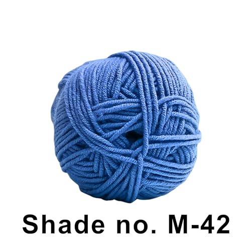 Image of VCR 4ply Dark Sky Yarn, 100 Grams Hank, 190 Meters Length, Acrylic Ball for Crochet and Knitting, Soft Crosia Threads, Pack of 1 Yarn, Suitable for DIY Crafts